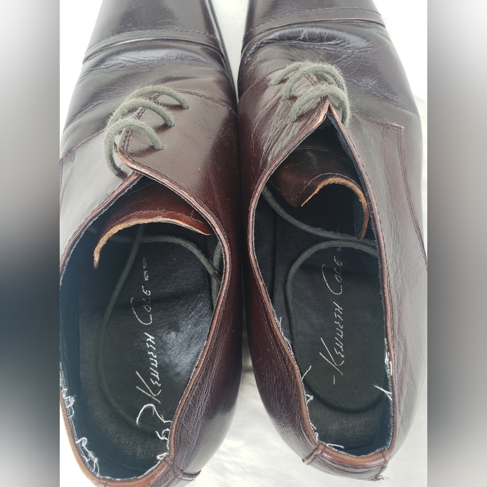 Kenneth Cole New York Regal King Men's Lace-Up Dress Shoes - Size 8 - Picture 5 of 10
